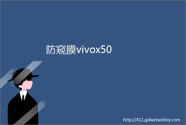 防窥膜vivox50