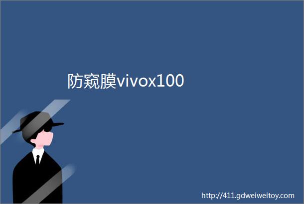 防窥膜vivox100